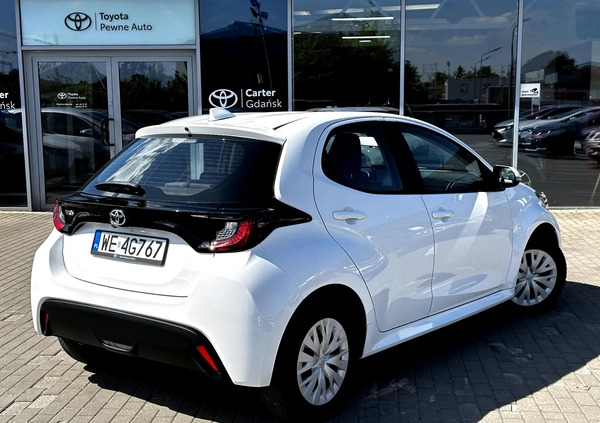 Toyota Yaris cena 65900 przebieg: 66241, rok produkcji 2021 z Jutrosin małe 191